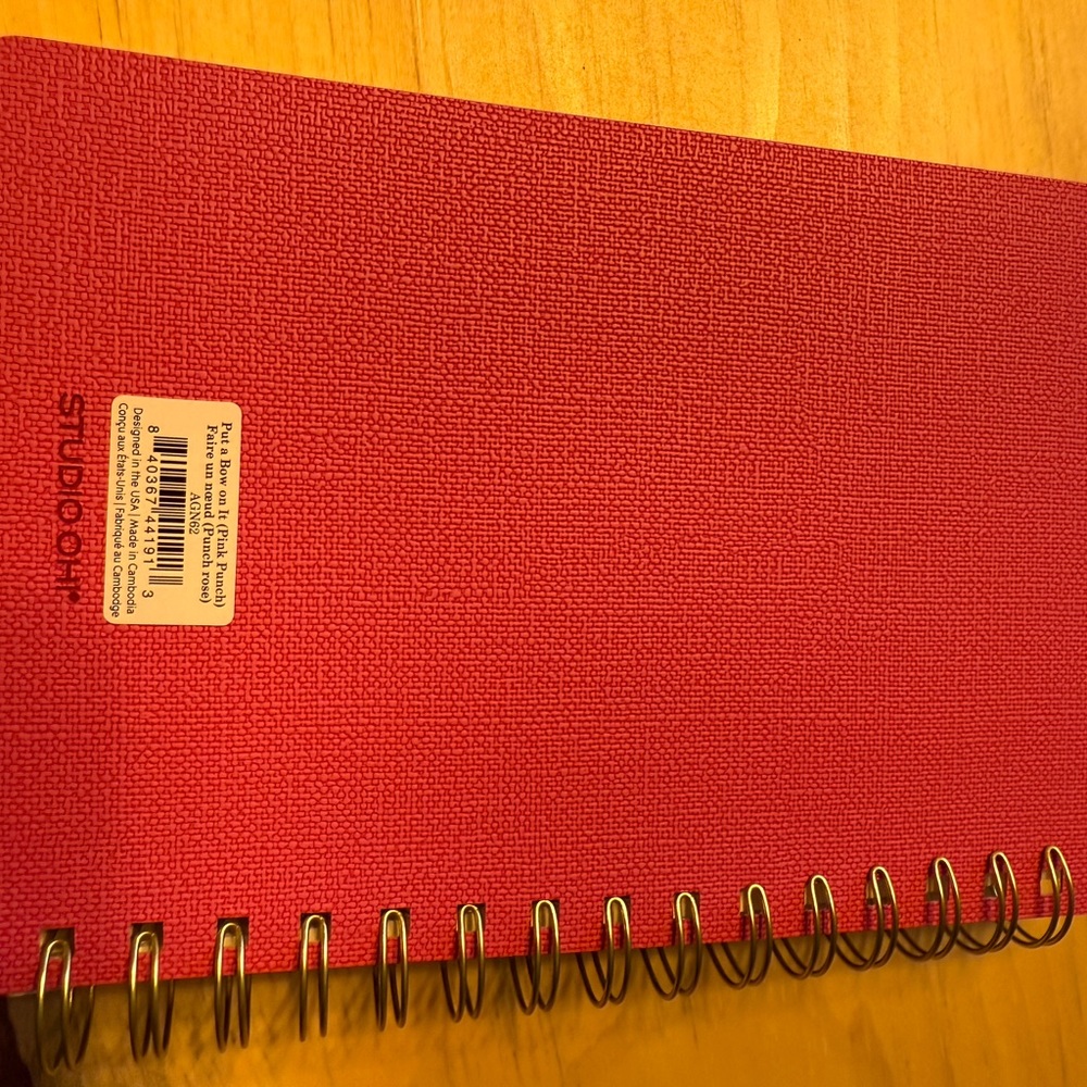 Source Unknown Red Spiral Notebook - Picture 2 of 4